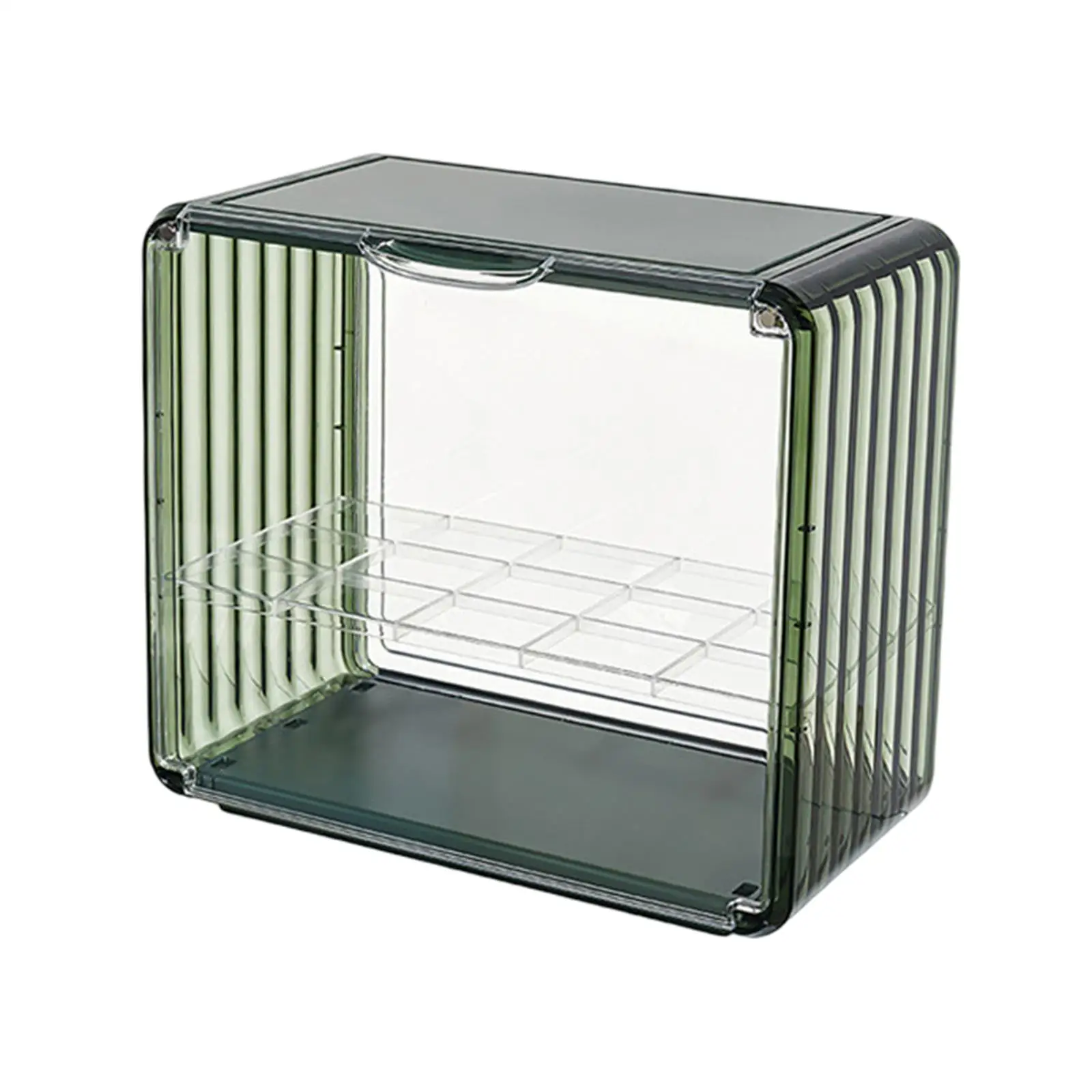 Acrylic Clear Display Case Dustproof Miniature Figurines Cosmetics Bag Transparent Assemble Storage Showcase Display Storage Box