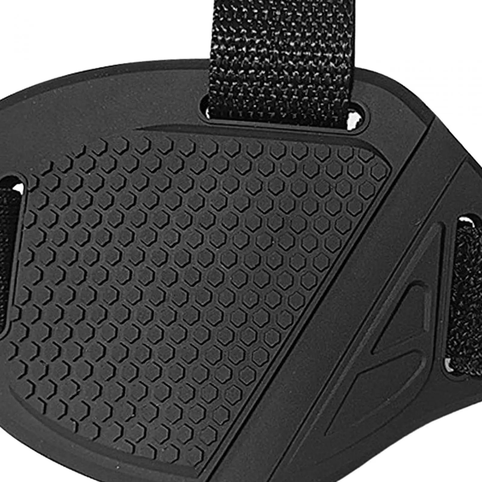 Black Motorcycle Shoe Protector Antiskid Stable Performance PVC Shifter Guards