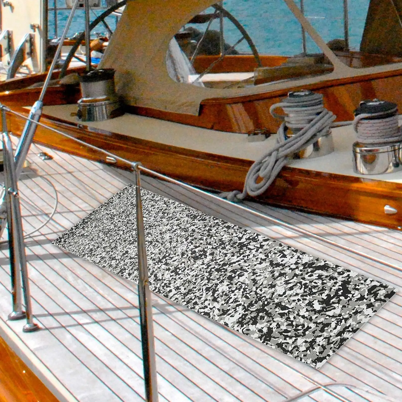 Boat Sheet, High Elasticity EVA Boat Marine Flooring Mat Anti-Slip Self- Decorative Pad for Boat Yacht Swimming