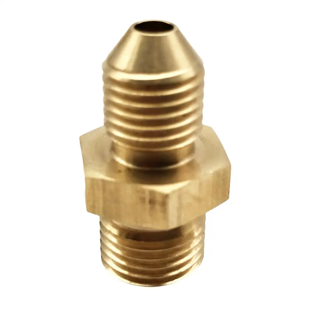 Brass AN4 4an To 1/2-20 UNF Male Fitting Straight Adapter  Water Gas