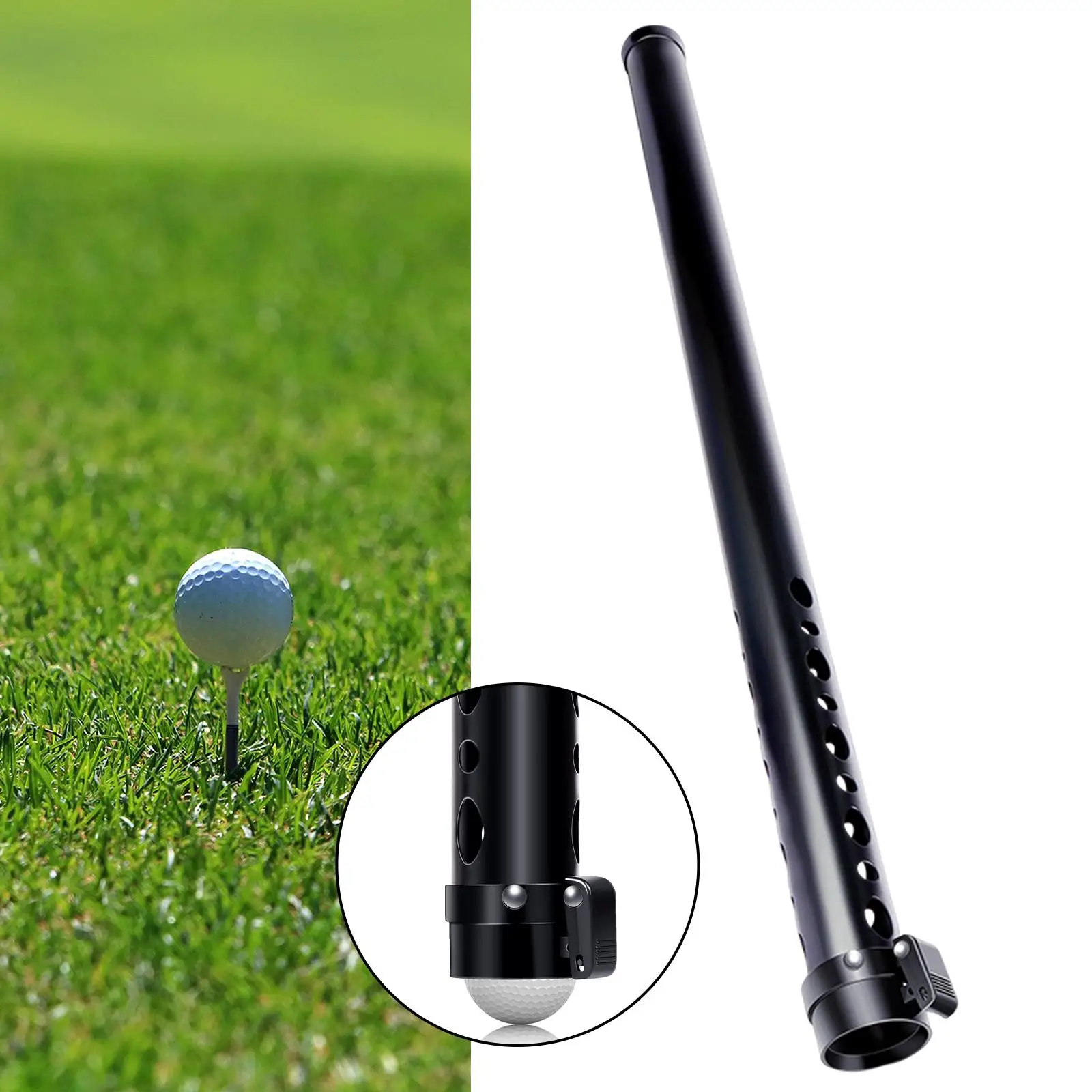 Professional Golf Ball Retriever Picker Shag Tube Golfer Gift Outdoor Grabber Holds 22 Balls Pick up Golf Practice Aid Equipment