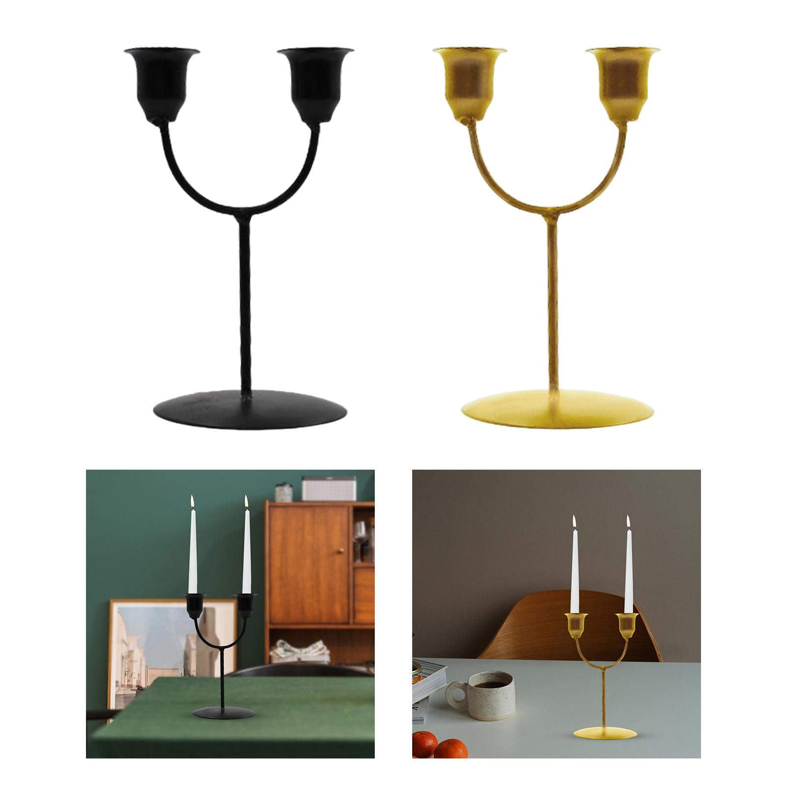 Candles Holder Candlestick Candelabrum Taper Candles Stand Art Decor Display