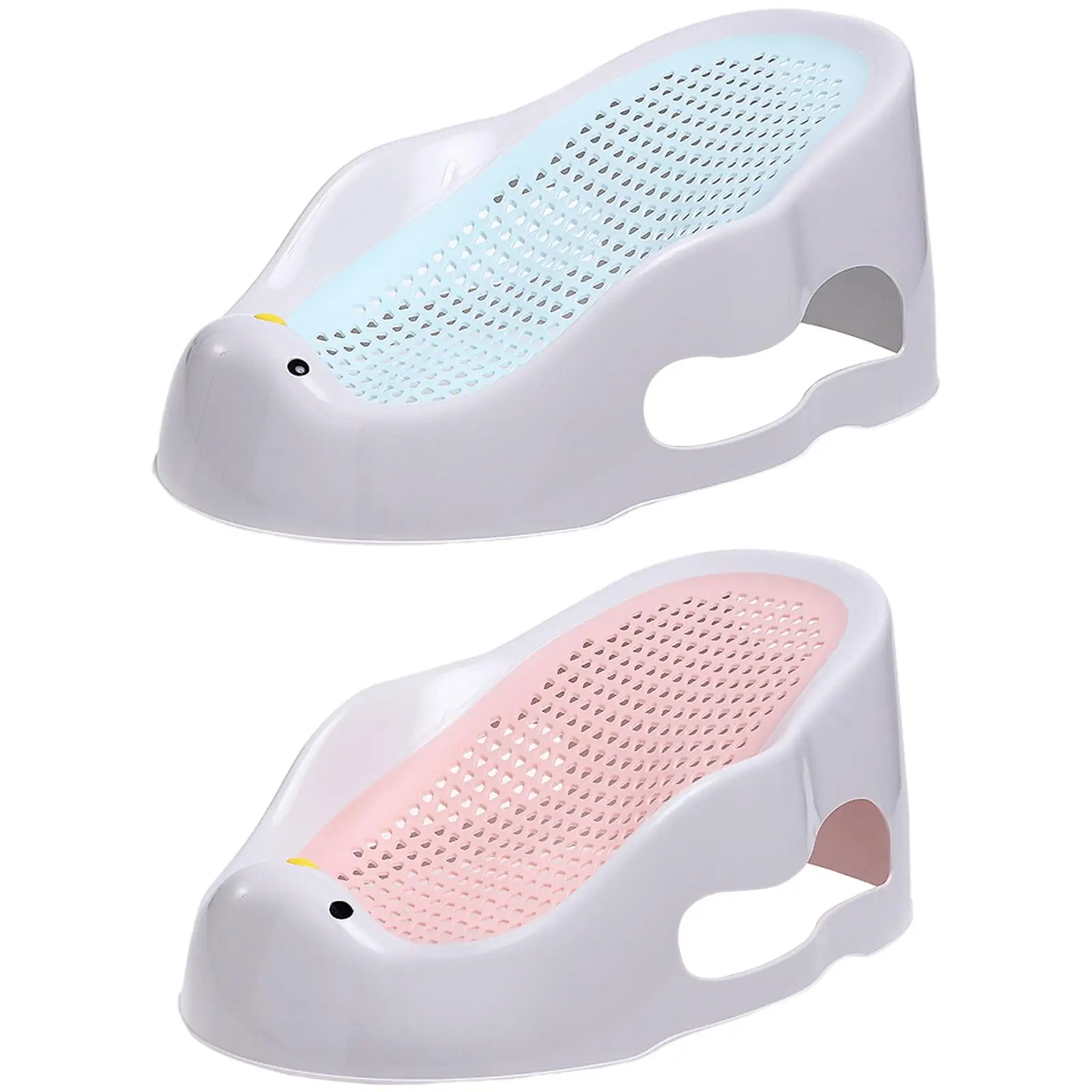 Baby Bath Support Soft Portable Comfort Non-Slip Bathtub Mat for Newborn