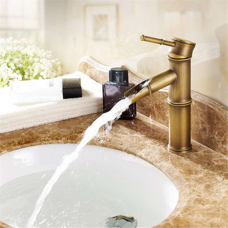 Title 2, Bathroom Cold/Hot Mixer Basin Tap Waterfall Sin...