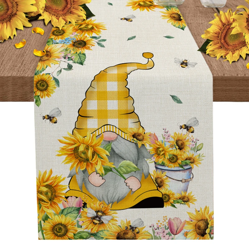 Sunflowers Wedding Decoration Sunflowers Table Decorations Flower Print  Table Aliexpress