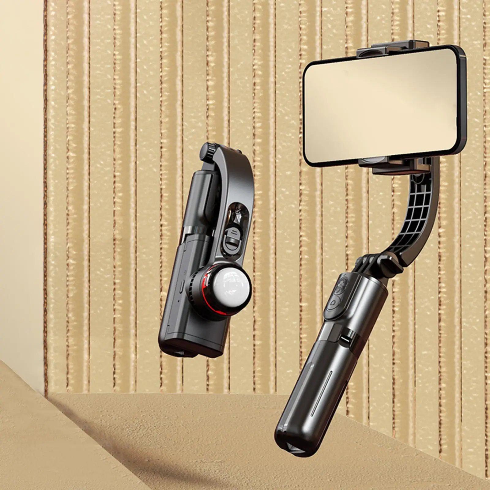 Gimbal Stabilizer 360° Rotation Anti Shaking Stand Vlogging Stabilizer with Wireless Remote Selfie Stick Tripod Phone Stabilizer