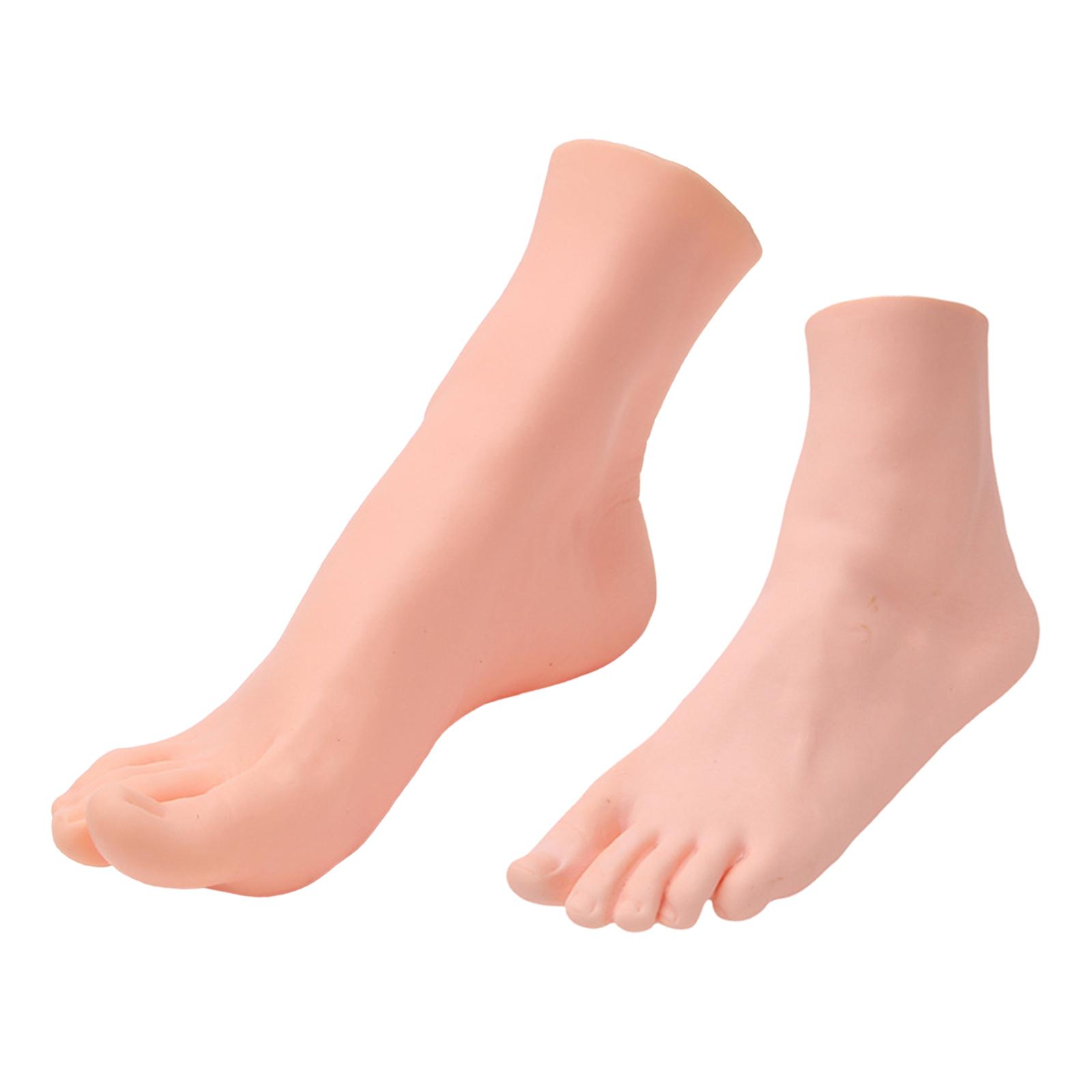 Lifesize Female Mannequin Foot Art Sketch Nail Fake Manicure Movie Props Nail Art Practice Jewelry Shoes Socks Display