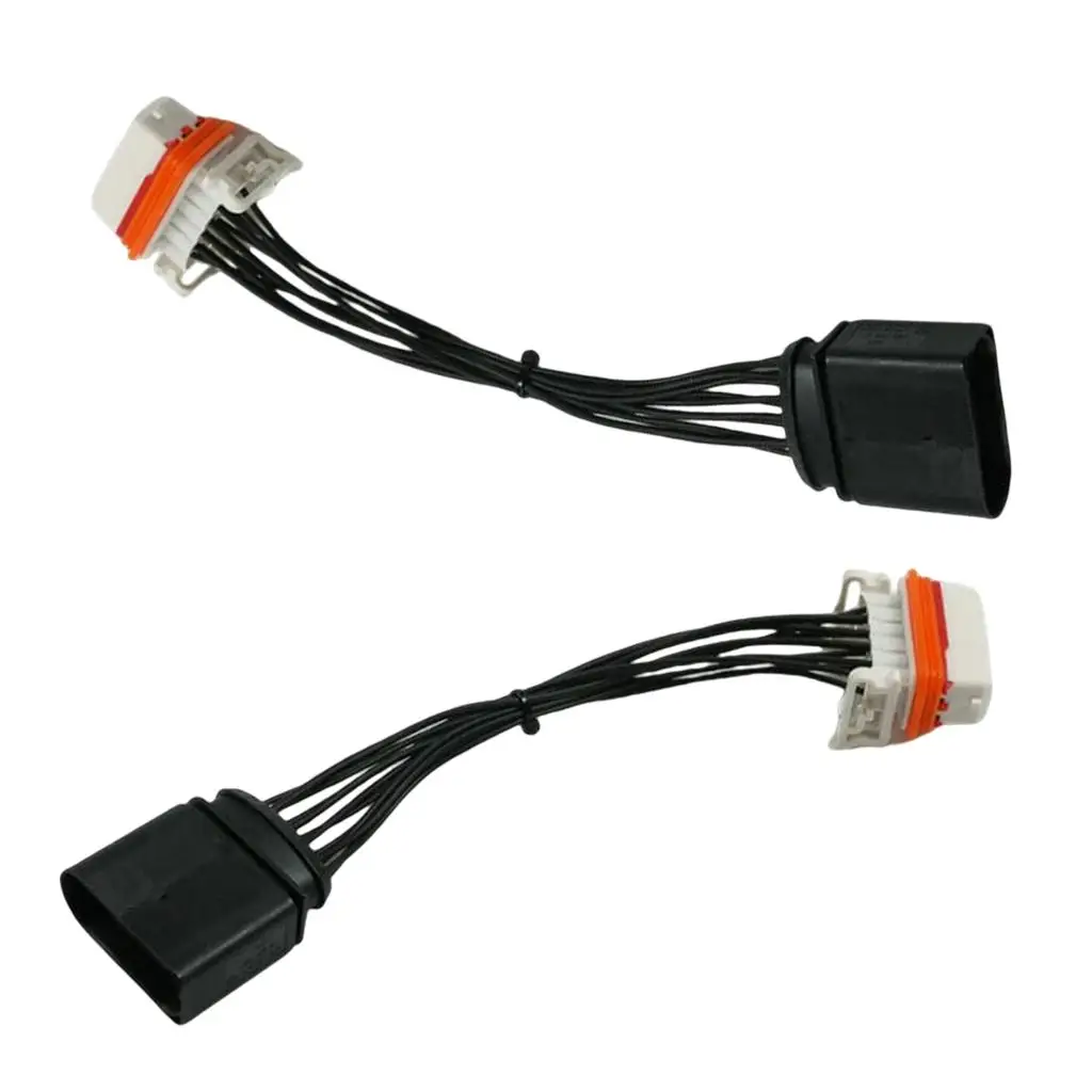 2 Pack Front Headlight Wiring Harness 955 631 239 11 12V Headlamp Wiring Kit Fit for Porsche Cayenne Xenon Relay Harness