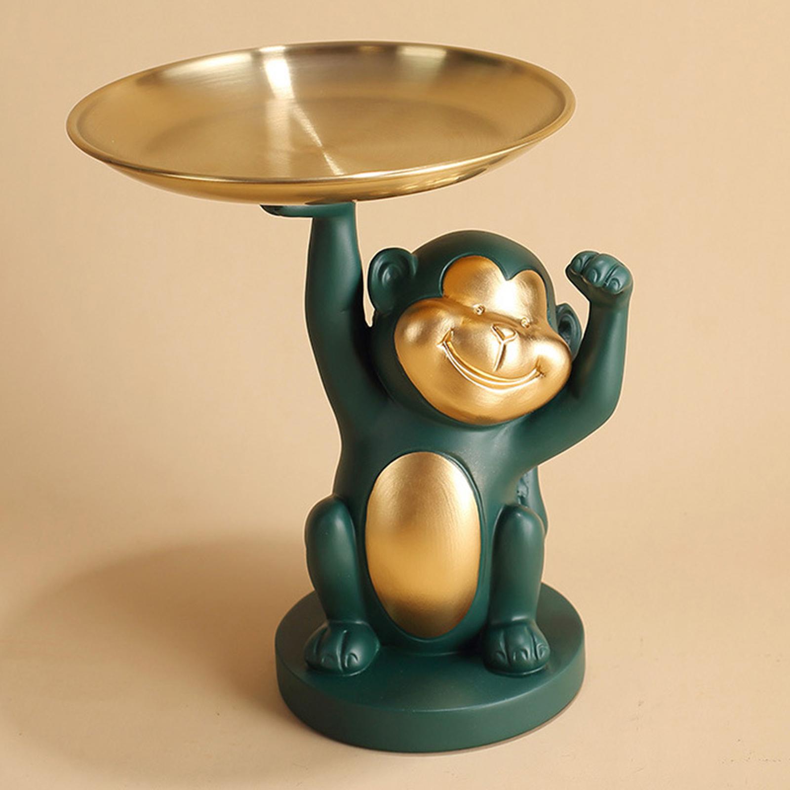 Candy Fruit Tray Cool Monkey Shaped Creative with  Holder Nordic Modern