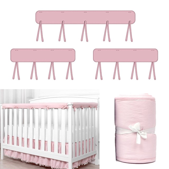 Pink crib rail outlet cover