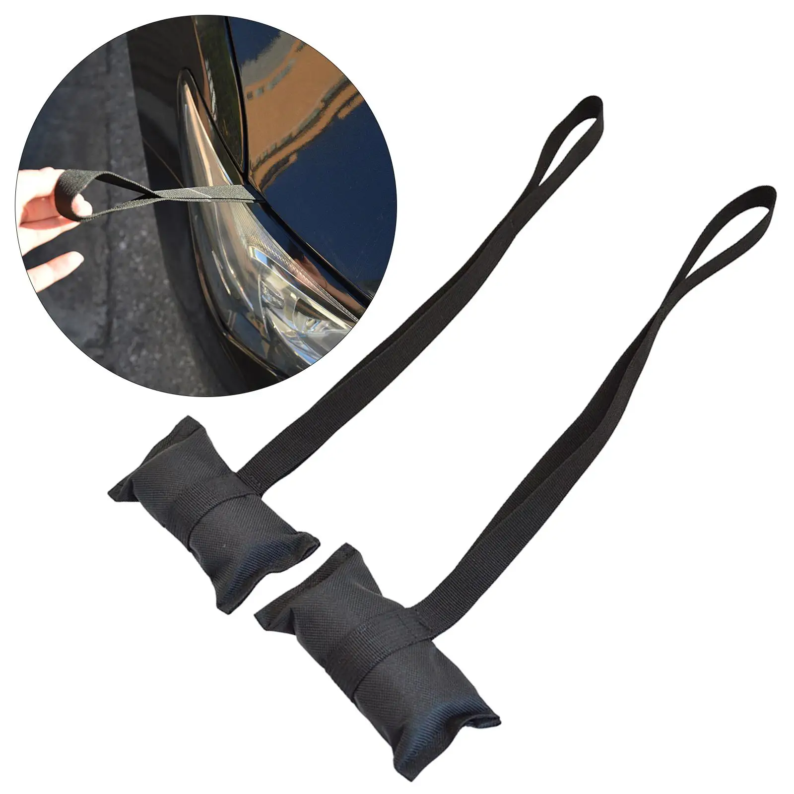 Canoe Anchors Anchor Straps Kayak Handles Easy Installation Disassembly Tie Down for Boat Accessories Kayak Car Hoods