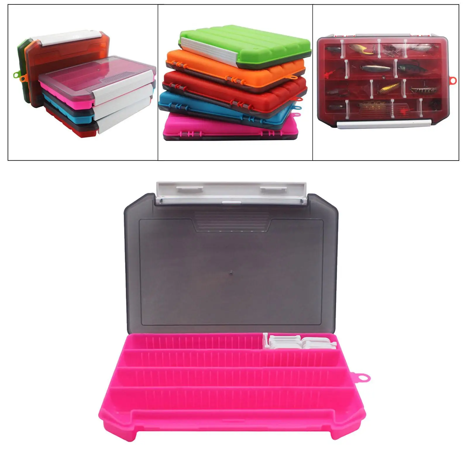 Portable   Tackle Box Organizer Case for Fishing Luress Rig