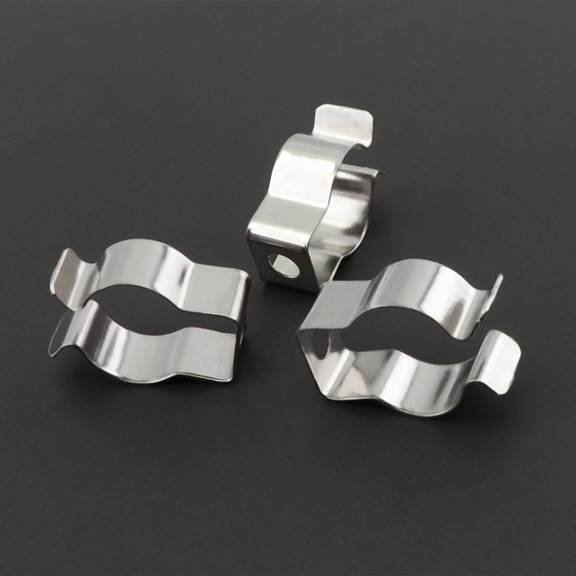 20 Fascette In Acciaio Inox Per Tubi LED T5 - Clip A U Per Montaggio Fluorescenti, Con Viti - Foto 2