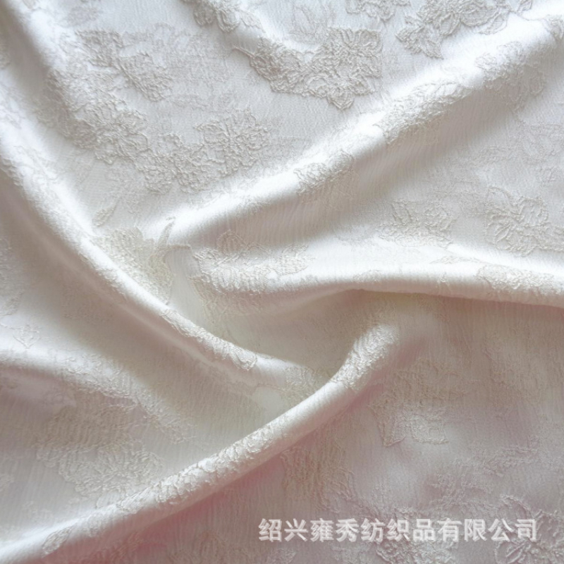Plain Schwarz Weiß Apricot Muster Jacquard Kleidung Stoff Kleid Nähen Tuch Tür Vorhang Vorhang Tuch Unterstützung Tropfen Verschiffen – Detail 11
