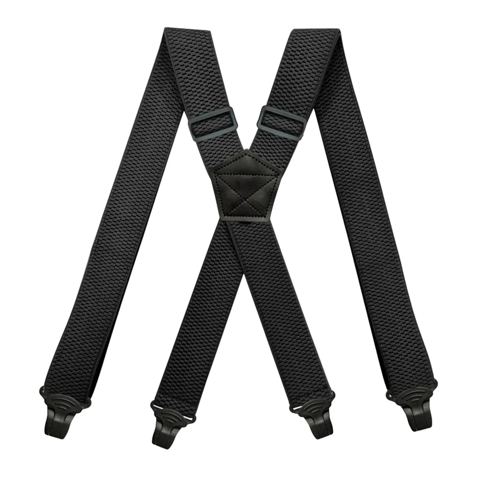 Men Women Suspender Adults Heavy Duty 4 Clips Elastic x Type Side Clip Suspenders Trucker Style Suspenders
