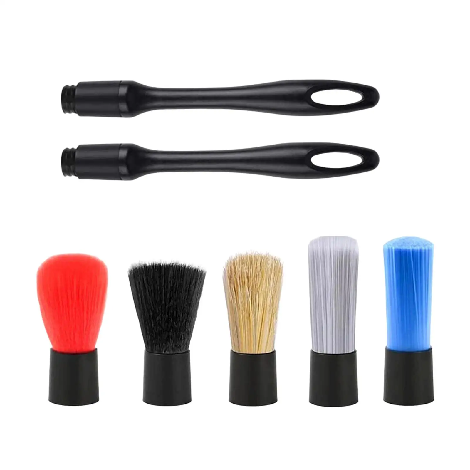 Auto Detailing Brush Set Cleaning Tools Durable Wet and Dry Use for Cleaning Interior Exterior Washing Air Vents Dashboard