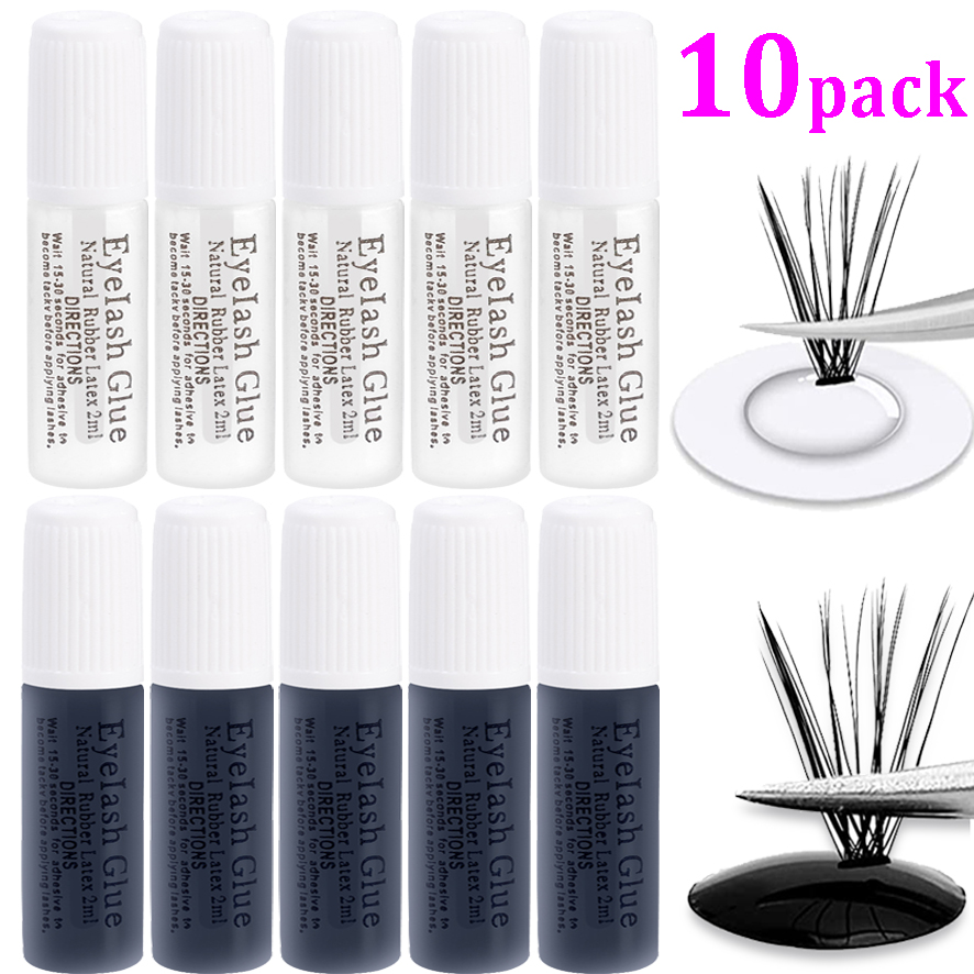 Best of Eyelash Glue For False Lashes Super Strong Hold Long Lasting 24H Waterproof Latex Free Eyes Strip Lash Adhesive Black Clear 1g Reviews & Tips