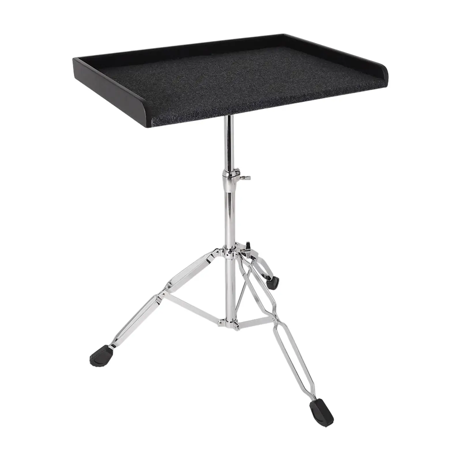 Professional Percussion Table Mount Holder Adjustable Thick EVA Padded DJ Laptop Anti Slip for Studio Easy to Carry Travel