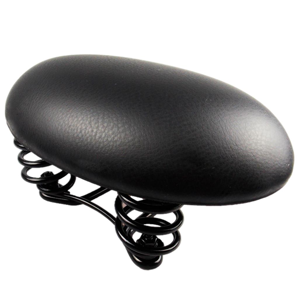 Outdoor Bicycle Cushion Spring Shock Absorber Mountain Bike Saddle Round Comfortable Noseless Cycling Seat Cushion