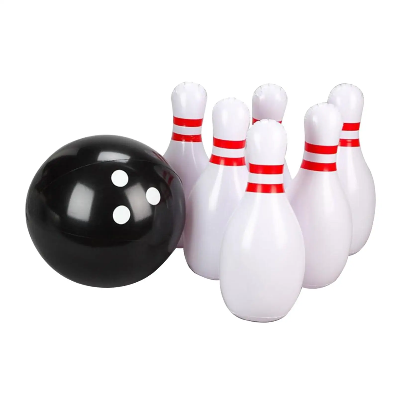 1 Set Inflatable Bowling Set Kids Toddler Games Outside for Family Together