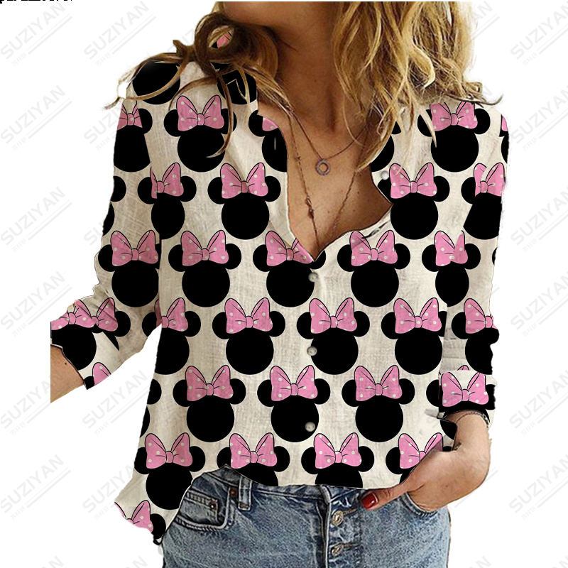 Title 12, Camicia a maniche lunghe da donna Disney Cardig...