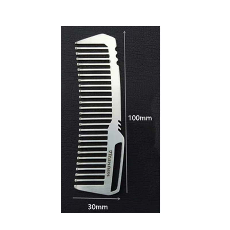 Mini portátil para Titanium Alloy Comb Homens