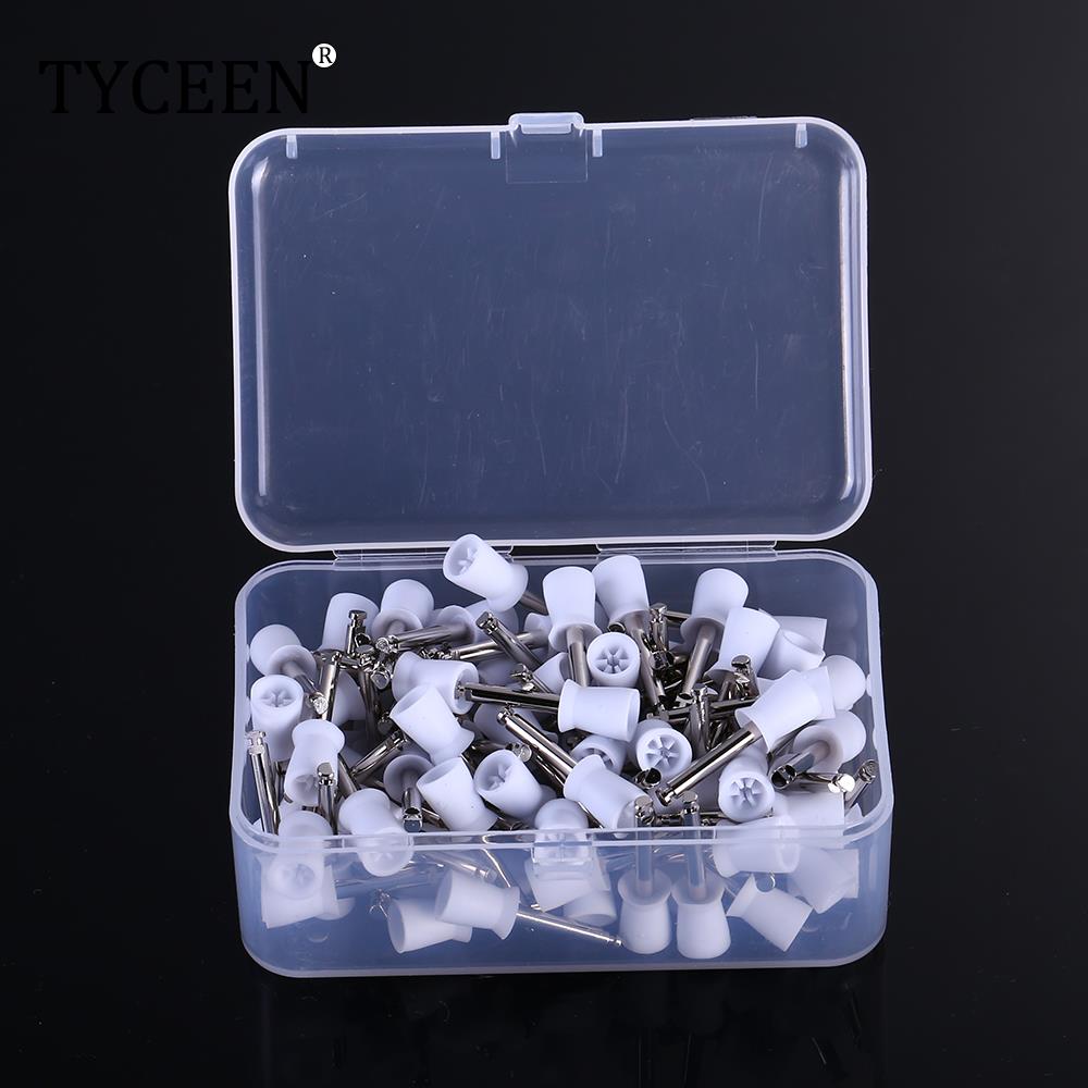 Best of 100pcs / box Dental Polishing Cup Latch Type Rubber Tooth Polish Polishing Brush Prophy Cup For Low Speed Handpiece Oral Hygiene Reviews & Tips