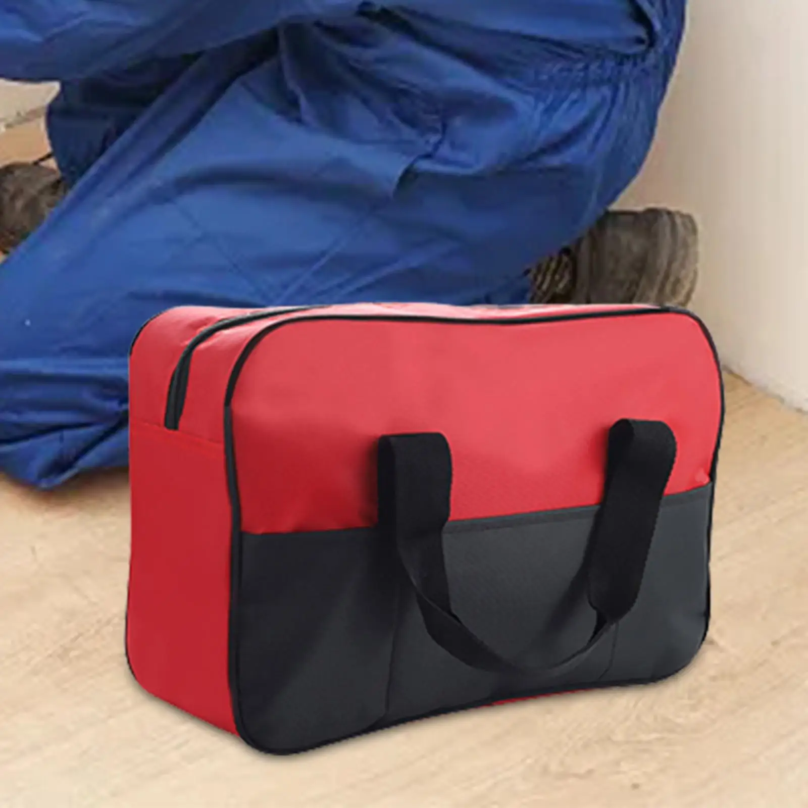 Tool Organizer Bag Multipurpose Portable for Men Tool Bag Wide Mouth Tool Bag Organizer for Carpenter Contractors Mechanics