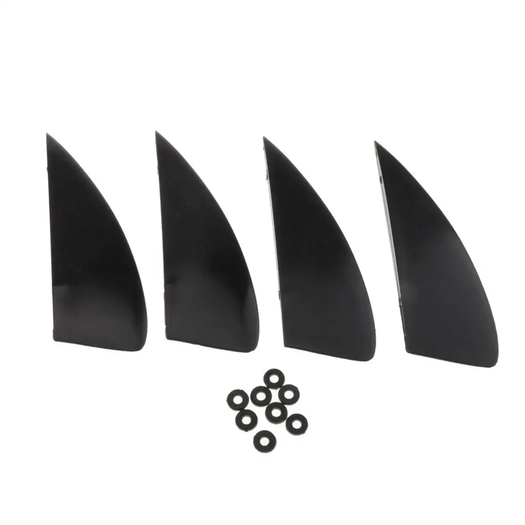 4x 1.5`` Fin for Kiteboard Kitesurfing Kiteboarding Kite Board Fly 