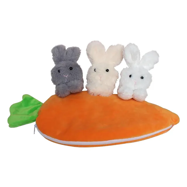 Green Rope & Green Rabbit - Silicone Carrot Rabbit Coin Purse