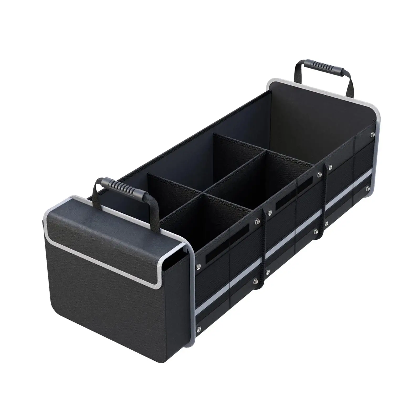 Car Trunk Organizer Collapsible Cargo Storage Container for Automotive Sedans
