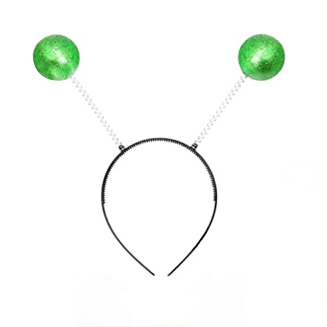 Diadema de antena alienígena para Halloween, diadema de antena de  martiandiadema metálica - AliExpress