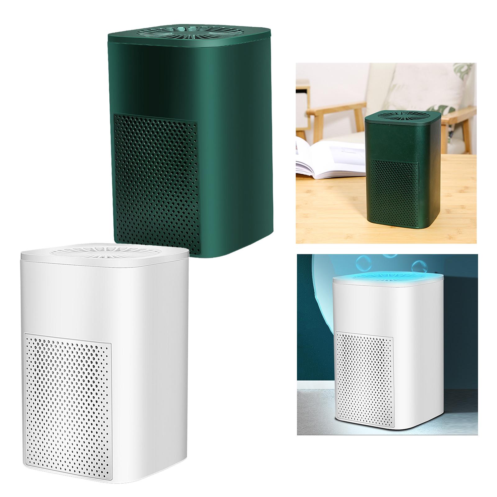 Portable Mini Air Purifier Quiet Air Cleaner Removes Pet Allergies Particles