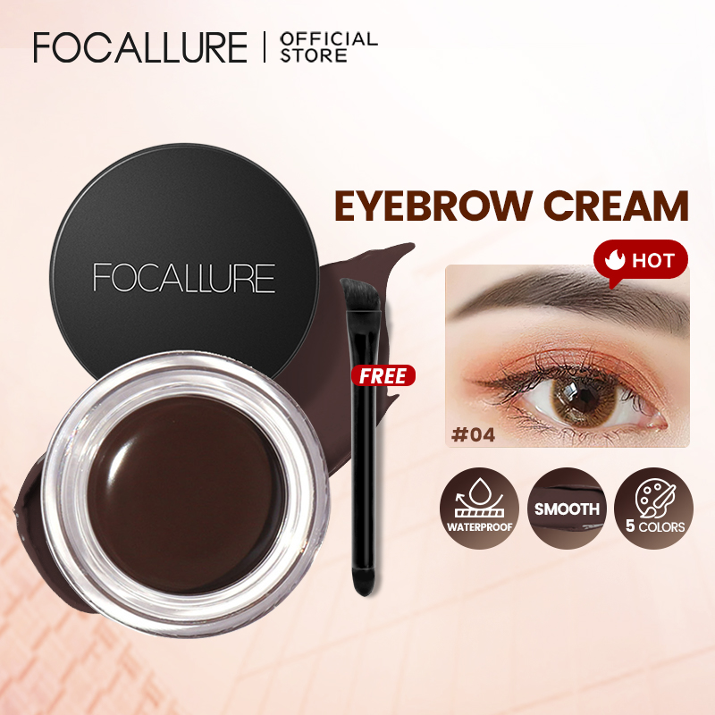 Best of FOCALLURE 5 Colors Waterproof 3D Eyebrow Gel Quick-drying Eyebrow Styling Enhancers Natural Eye Brow Makeup Cosmetics With Brush Reviews & Tips