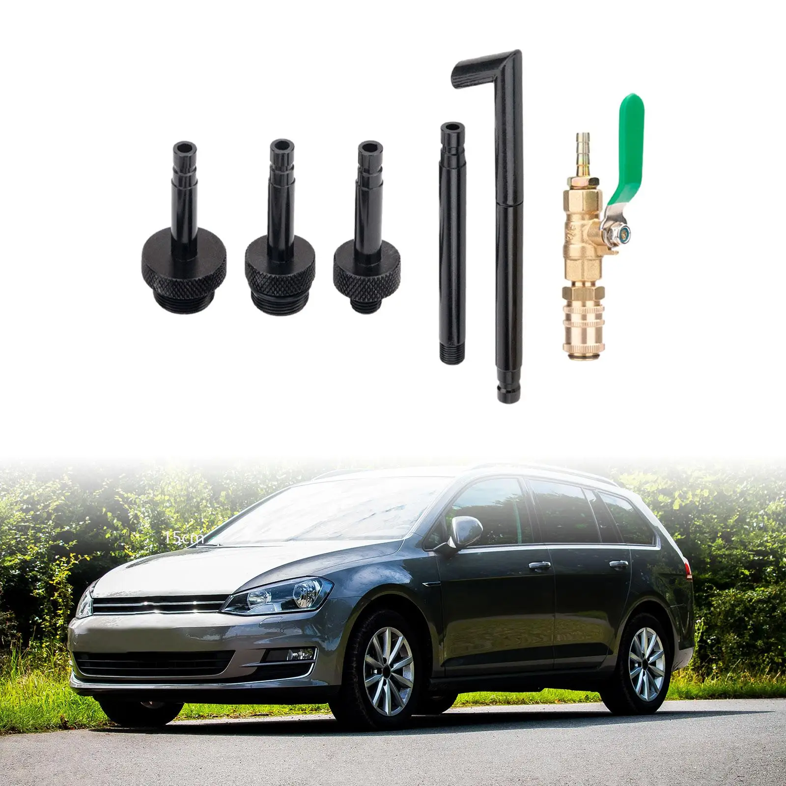 6 Pieces Car Transmission Fluid Filler Tool Transmition Oil Filling Adapter