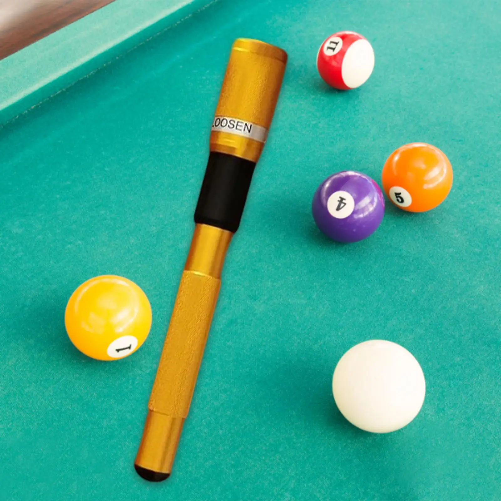 Pool Cue Extension Snooker Pool Cue Extender Non Slip Shaft Accessories Cue Butt Billiards Cue Extension for Nine Ball, Athlete