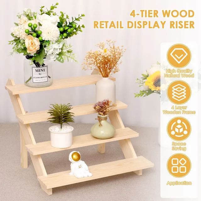 🥇*NEW* Cupcake Stands Tool Free, Rustic Risers For Display Ideal
