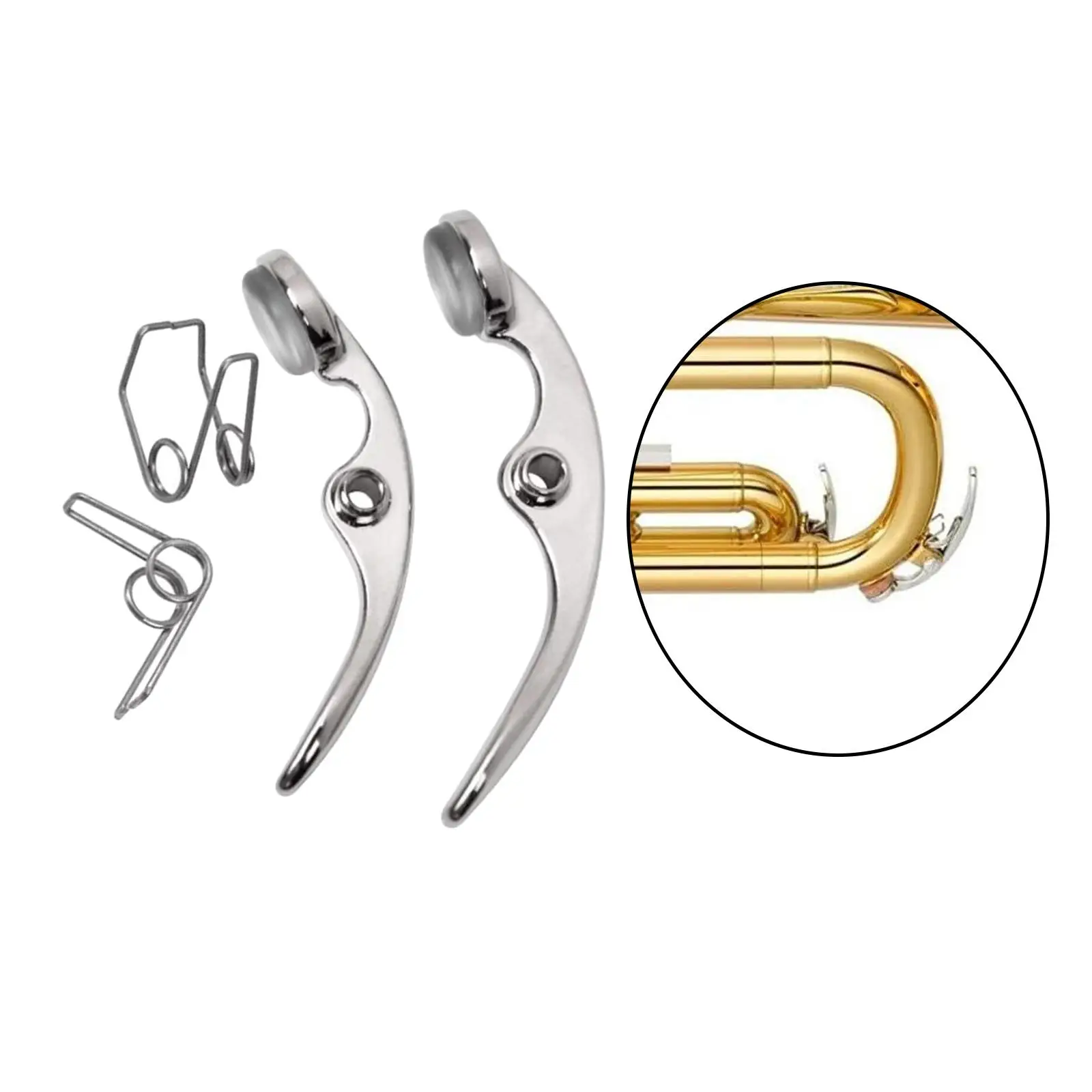 Trumpet Water Key Replacement Parts for Trombone Wind Instrument Repairing