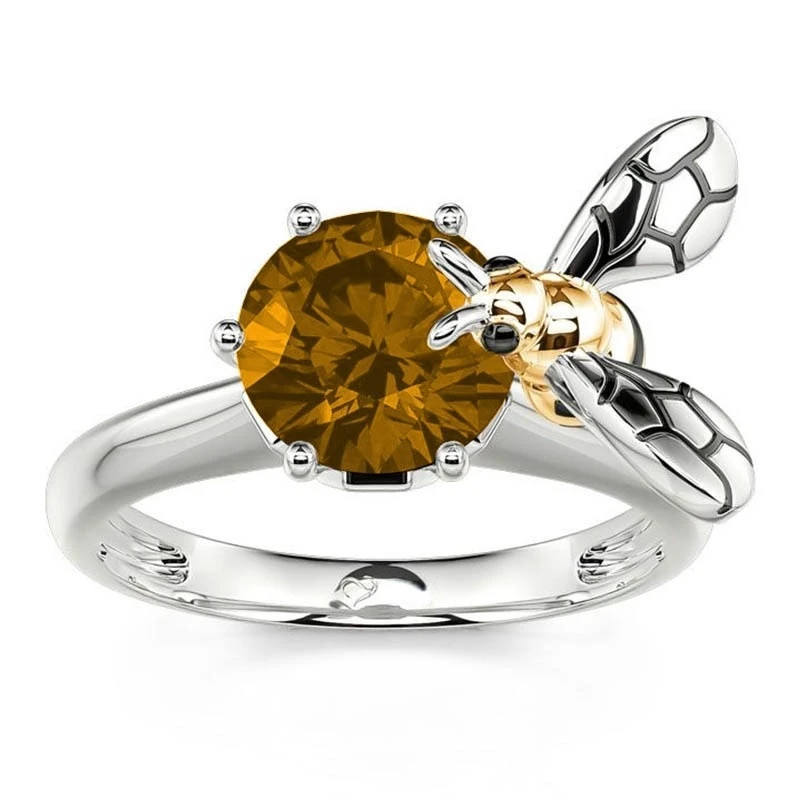 Majestic Zircon-Embellished Ring for Women