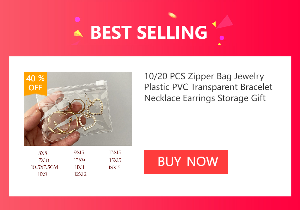 8 Sizes Laser Self-Sealing Plastic Bag Package For Small Business Clear Pouch Jewelry Display Gift Packaging Storage Wholesale