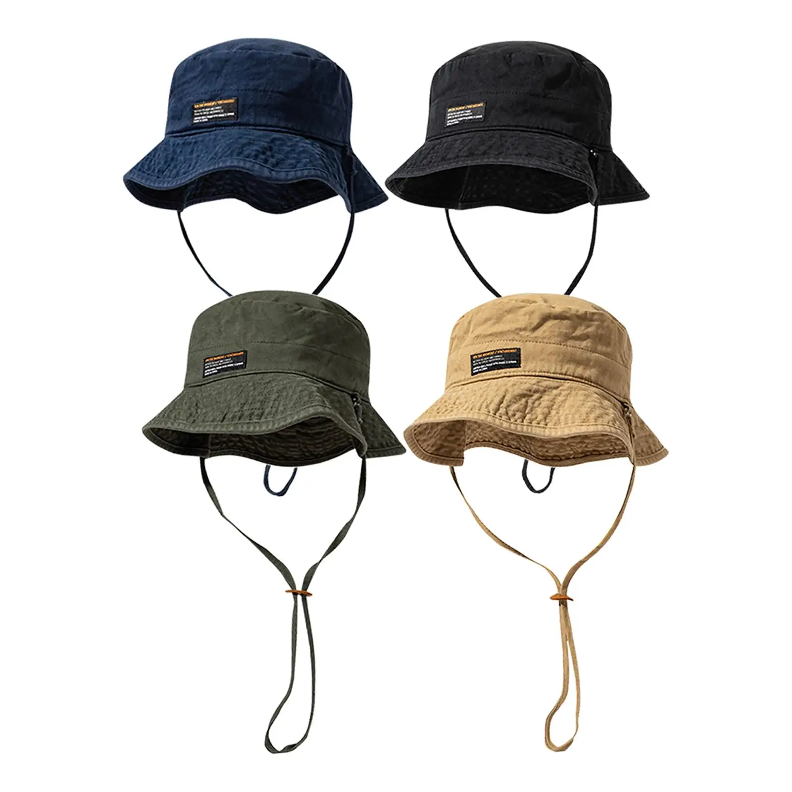 Fashion Bucket Hat Double Sided Women Men Sun Hat for Fishing Travel Hiking