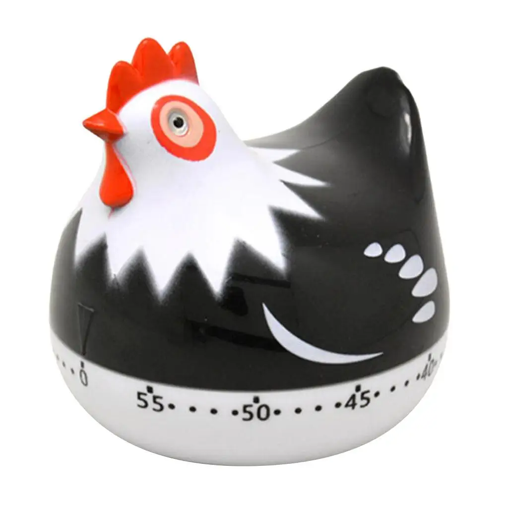 Manual Mechanical Kitchen Timer Stopwatch Kitchen Egg Timer Time, Hen Shape