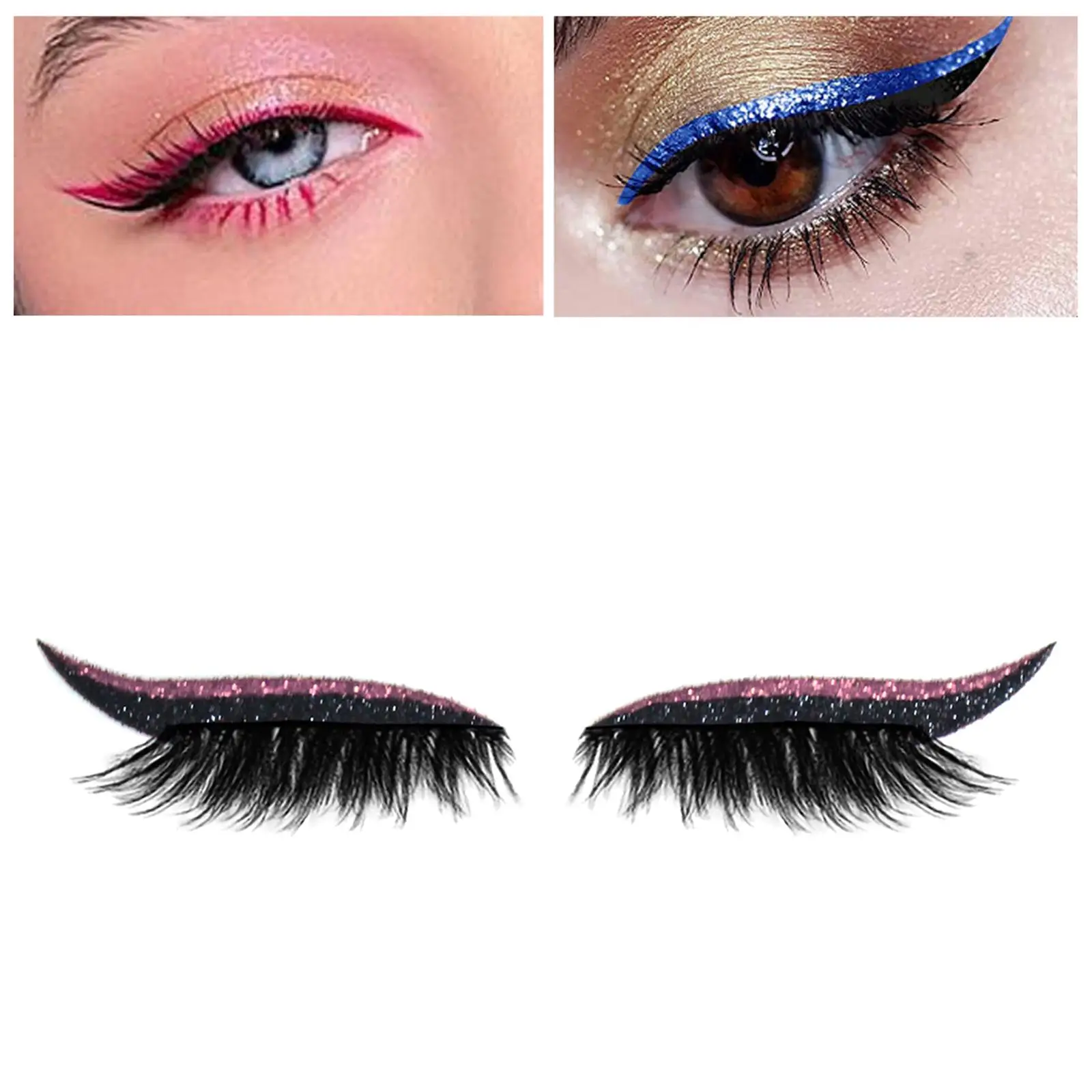 Self Adhesive Eyeliner and Eyelash Stickers Eyeliner Sticker Make Up Tools Cosmetic for Women Girls