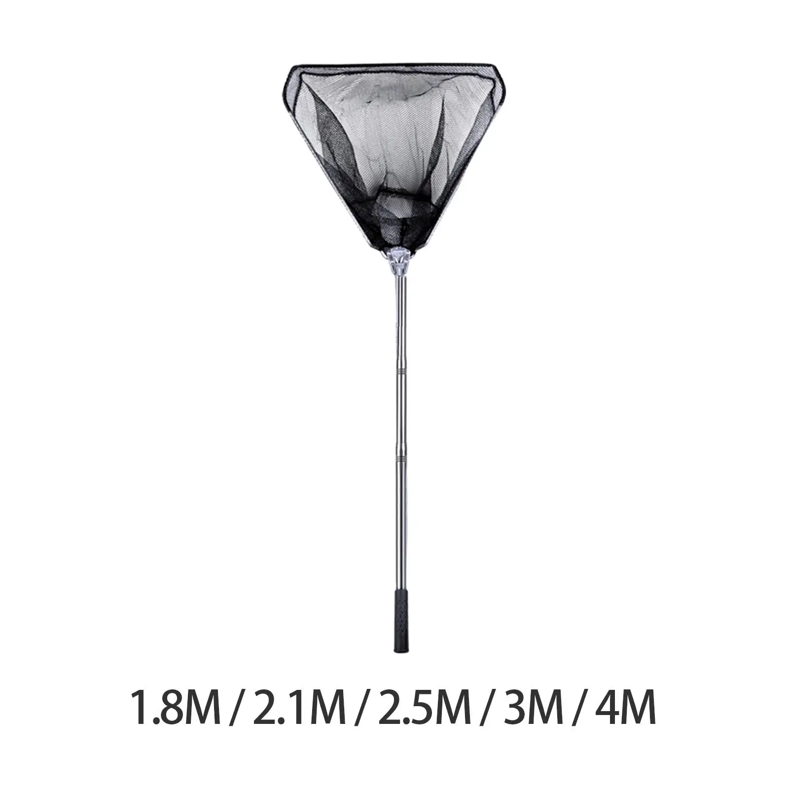 Floating Fish Net Foldable Pole Multipurpose Lightweight Collapsing Handle Accessories Stainless Steel Retractable for Men Gift