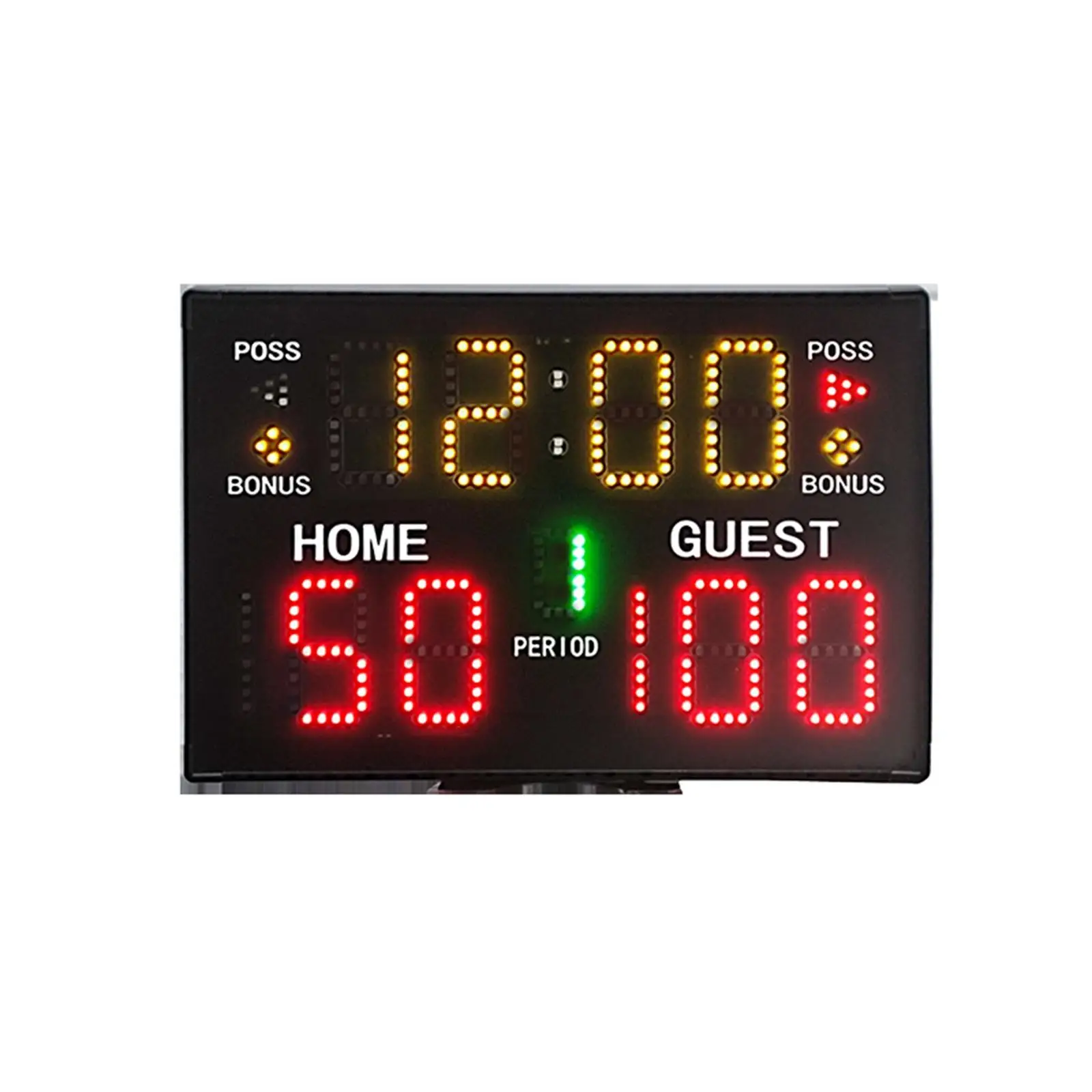 Portable Digital Scoreboard Score Clock Tripod Mount LED Display 98ft Control Distance for Tennis Boxing Indoor Volleyball