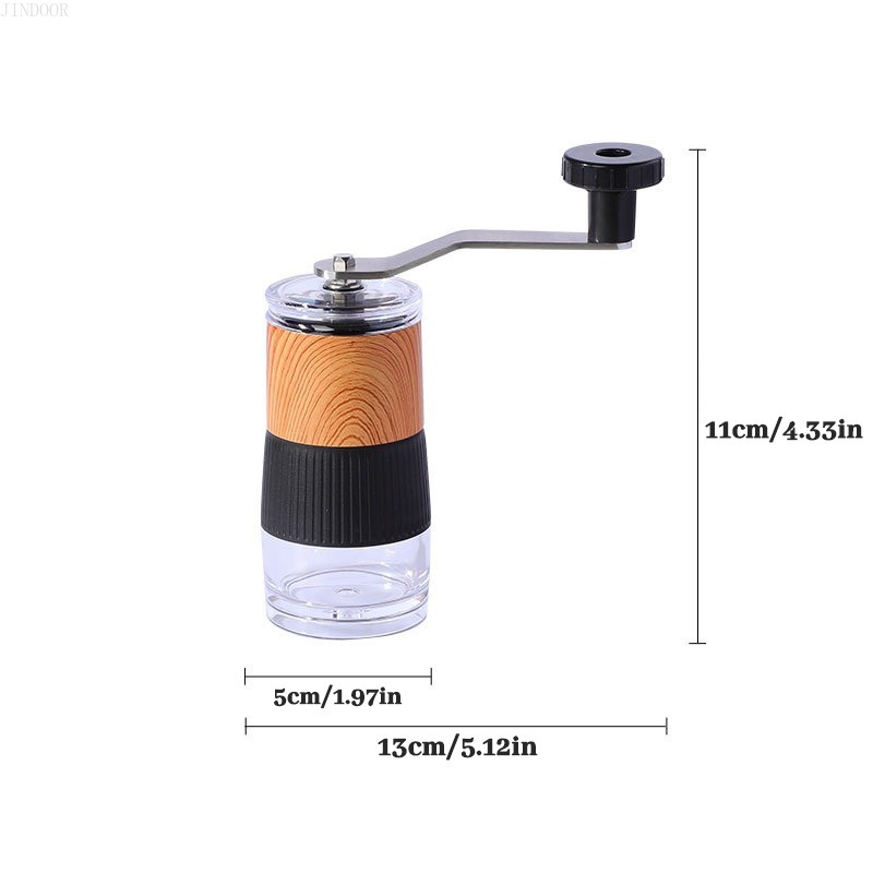 Title 6, Mini Manual Coffee Bean Grinder, Stainless Stee...