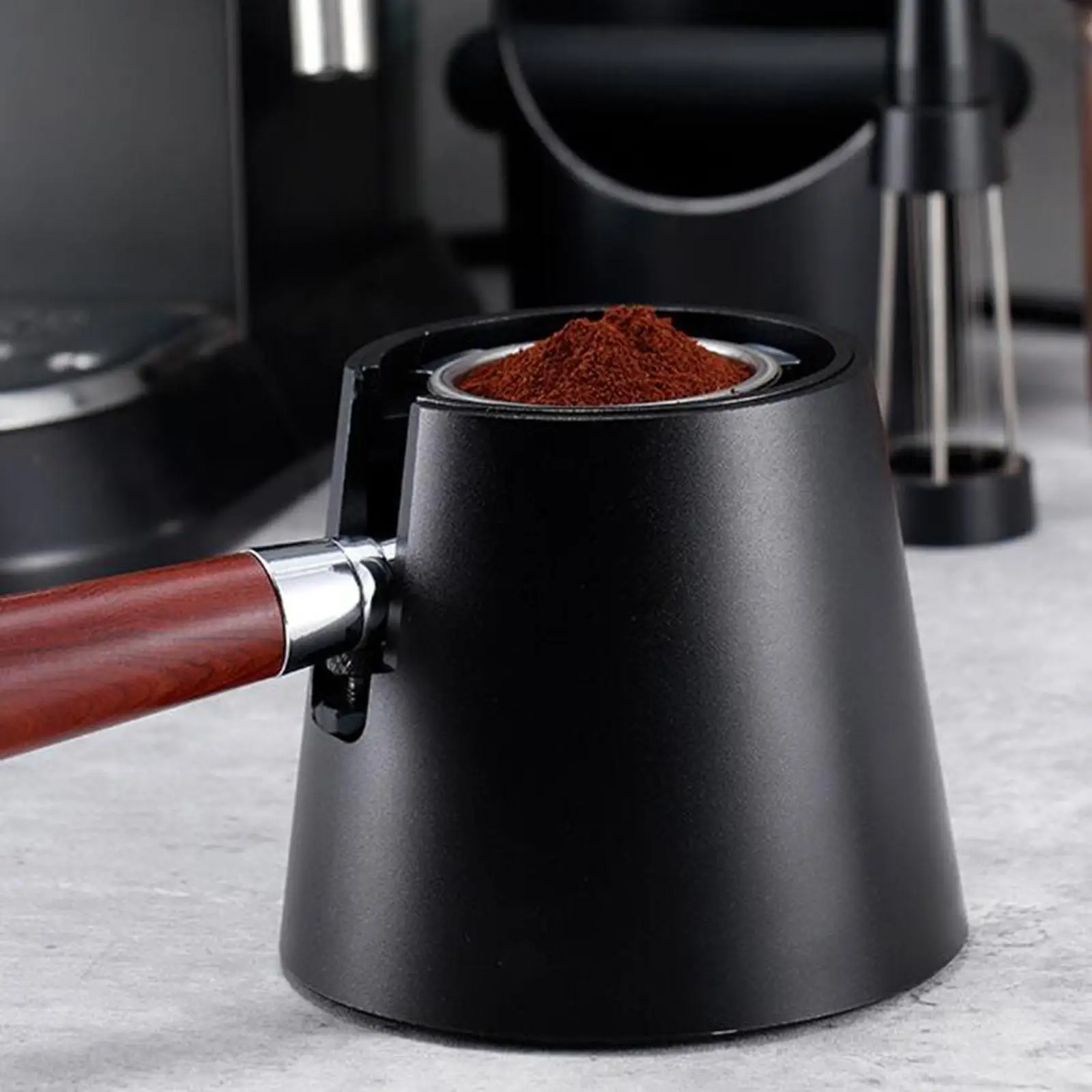 Coffee Filter Tamper Holder with Non Slip base Portafilter Holder Espresso Tamp stand Kitchen Espresso Accessories