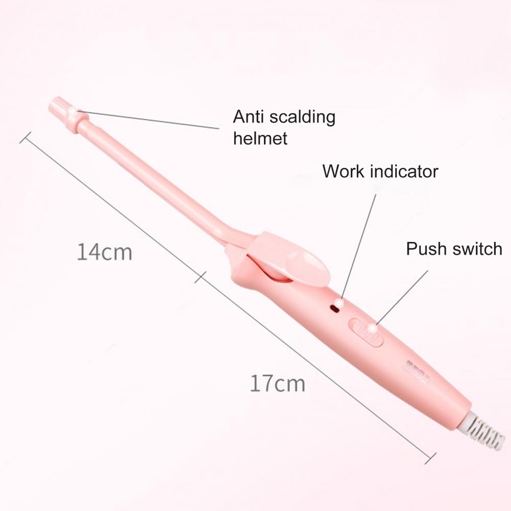 Title 8, Stylish Wool Curling Iron Anti-Scalding Safe Si...