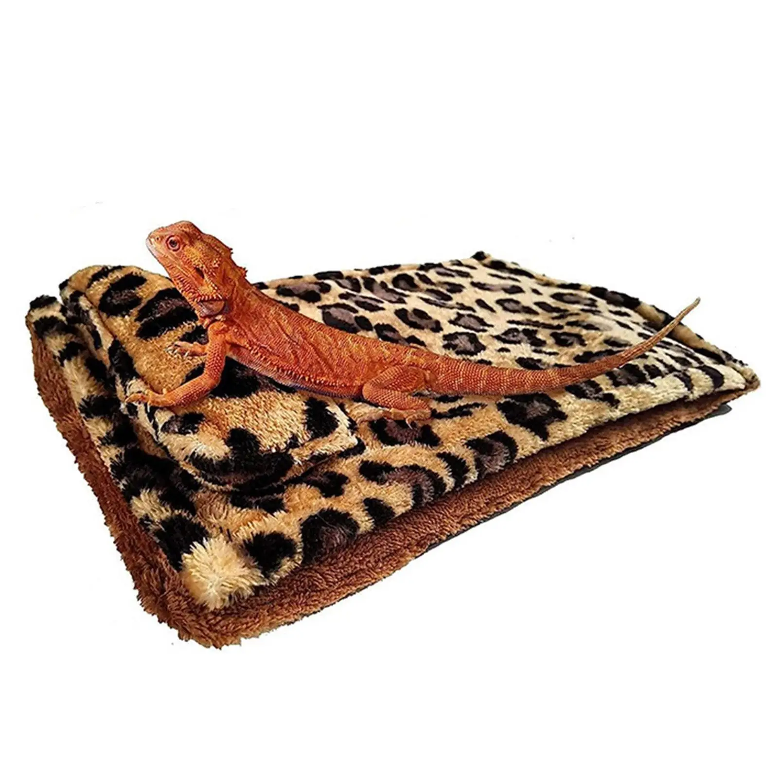 Reptile Sleeping Bag with Pillow and Blanket Warm Small Animal Sleeping Bag Set Bearded Dragon Bed for Leopard Gecko Small Pets