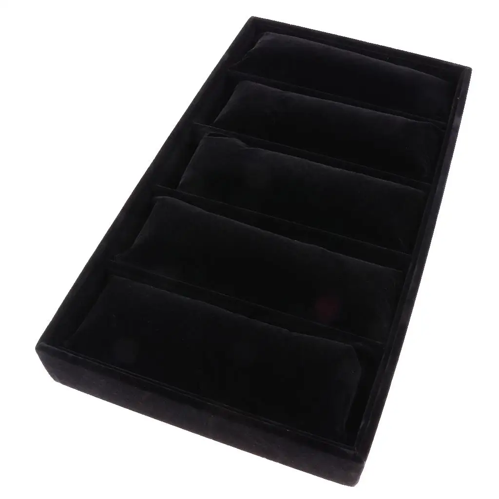 Velvet Jewelry Trays Jewelry Box Watch Showcase Box Trays Stackable